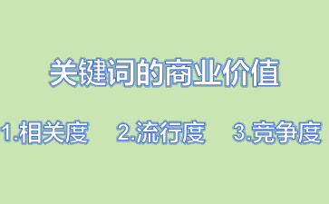 如何衡量关键词的商业价值